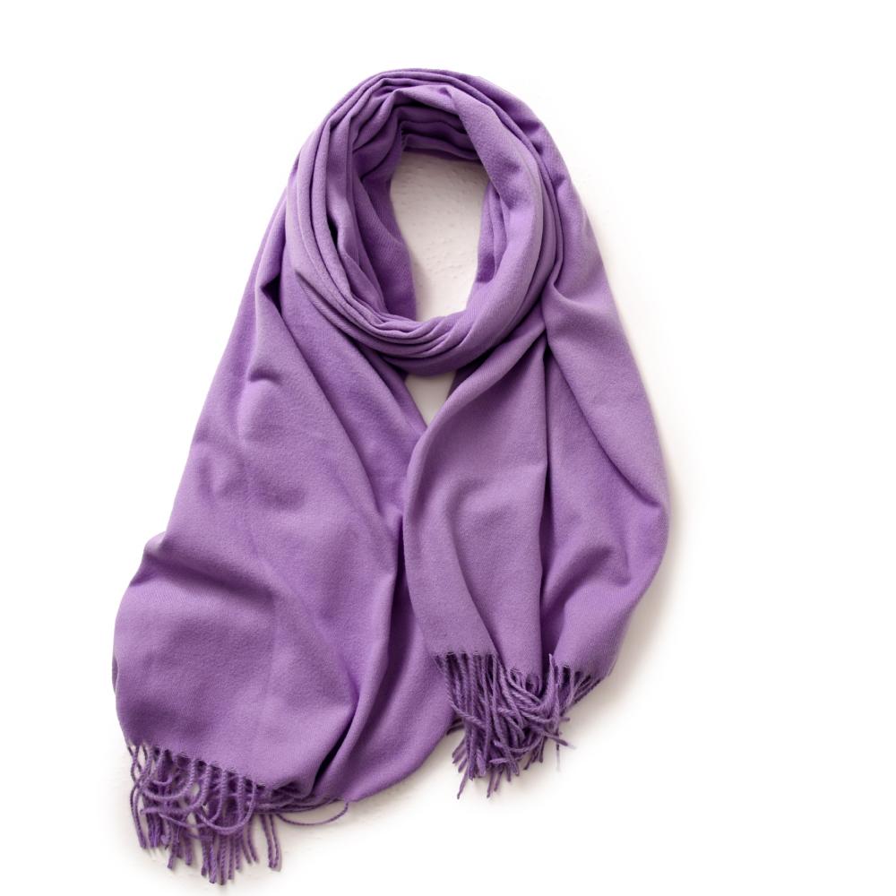 Foulard E Sciarpe  | Sciarpa Da Donna In Tinta Unita Con Frange